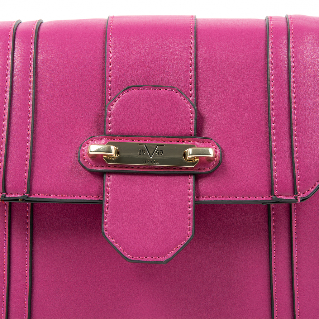 Bolso de mano para mujer V 1969 Italia Fuxia LINDA