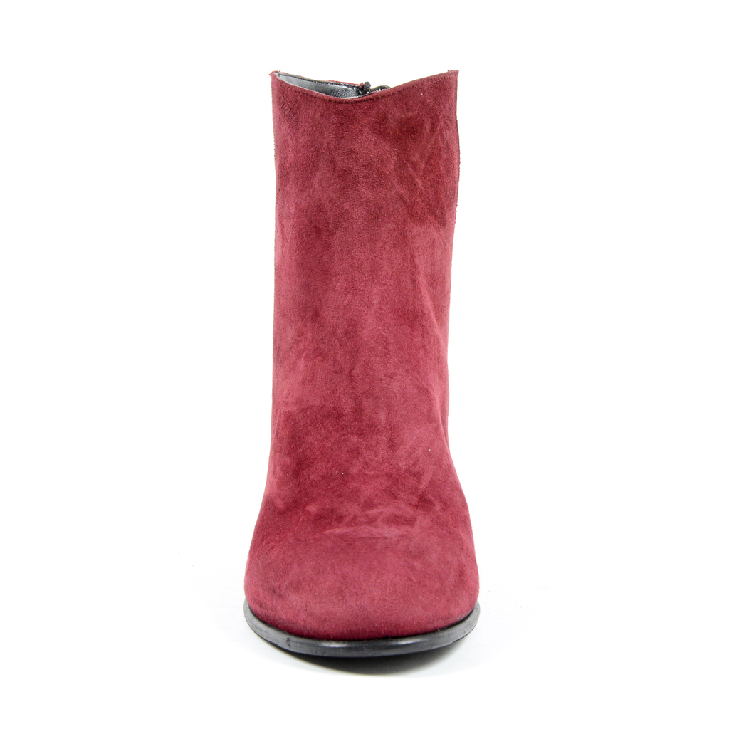 Andrew Charles Womens Heeled Ankle Boot Bordeaux LINDA