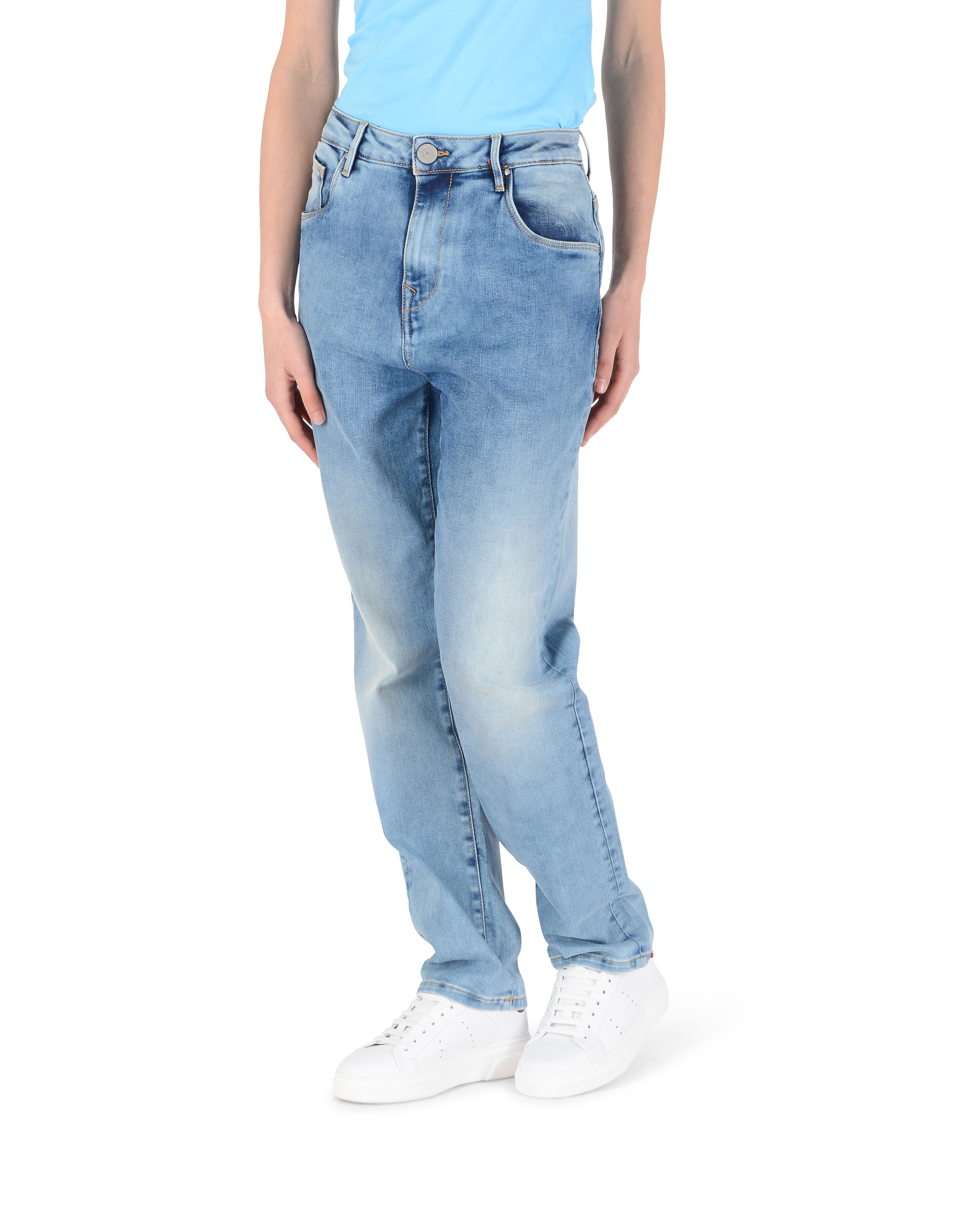 Vaqueros Andrew Charles para mujer, corte ajustado, AN84 DIECIOCHO