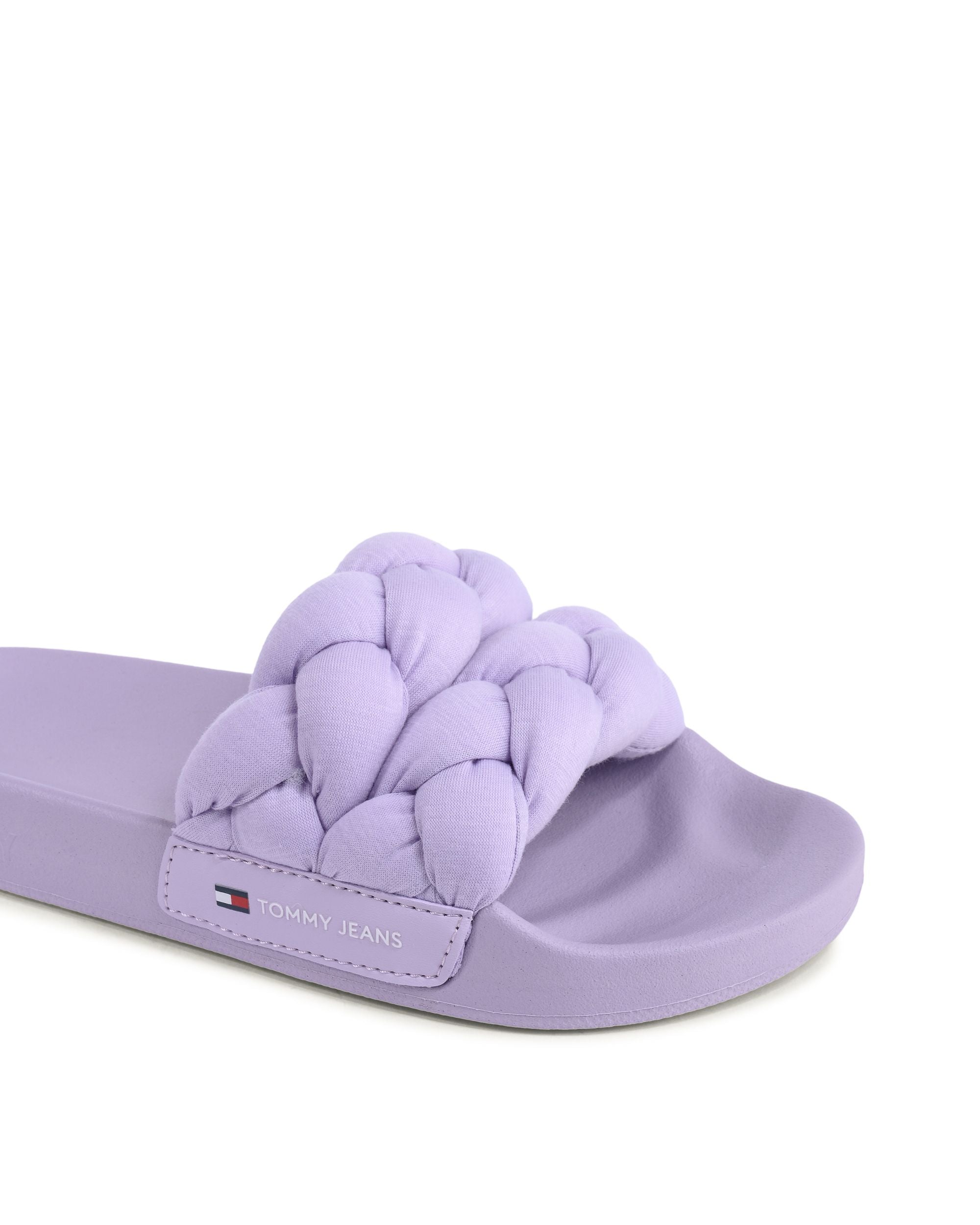 Chanclas Tommy Hilfiger para mujer, moradas, EN0EN02450W06