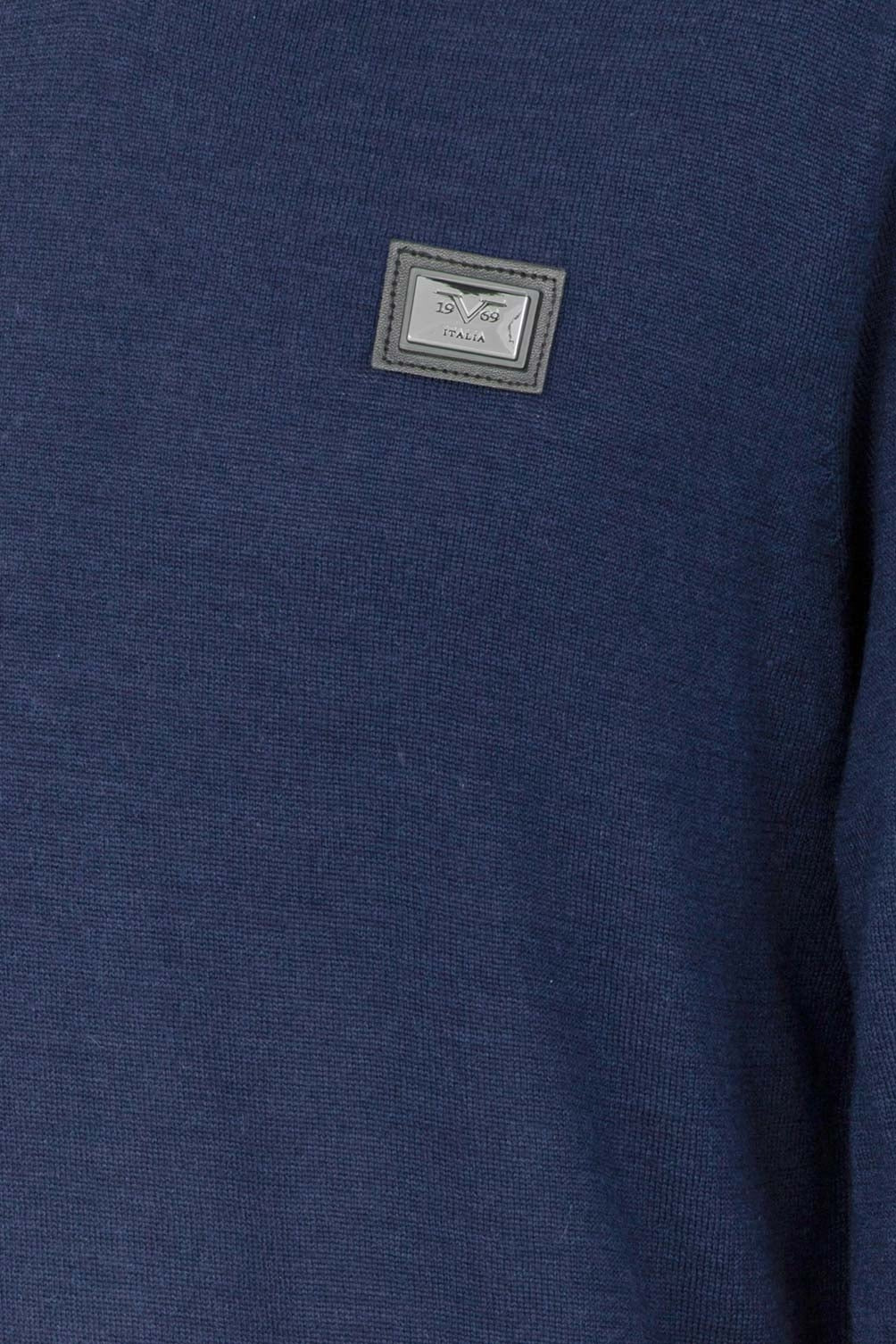 19V69 Italia Suéter para hombre Azul oscuro THIES AZUL OSCURO