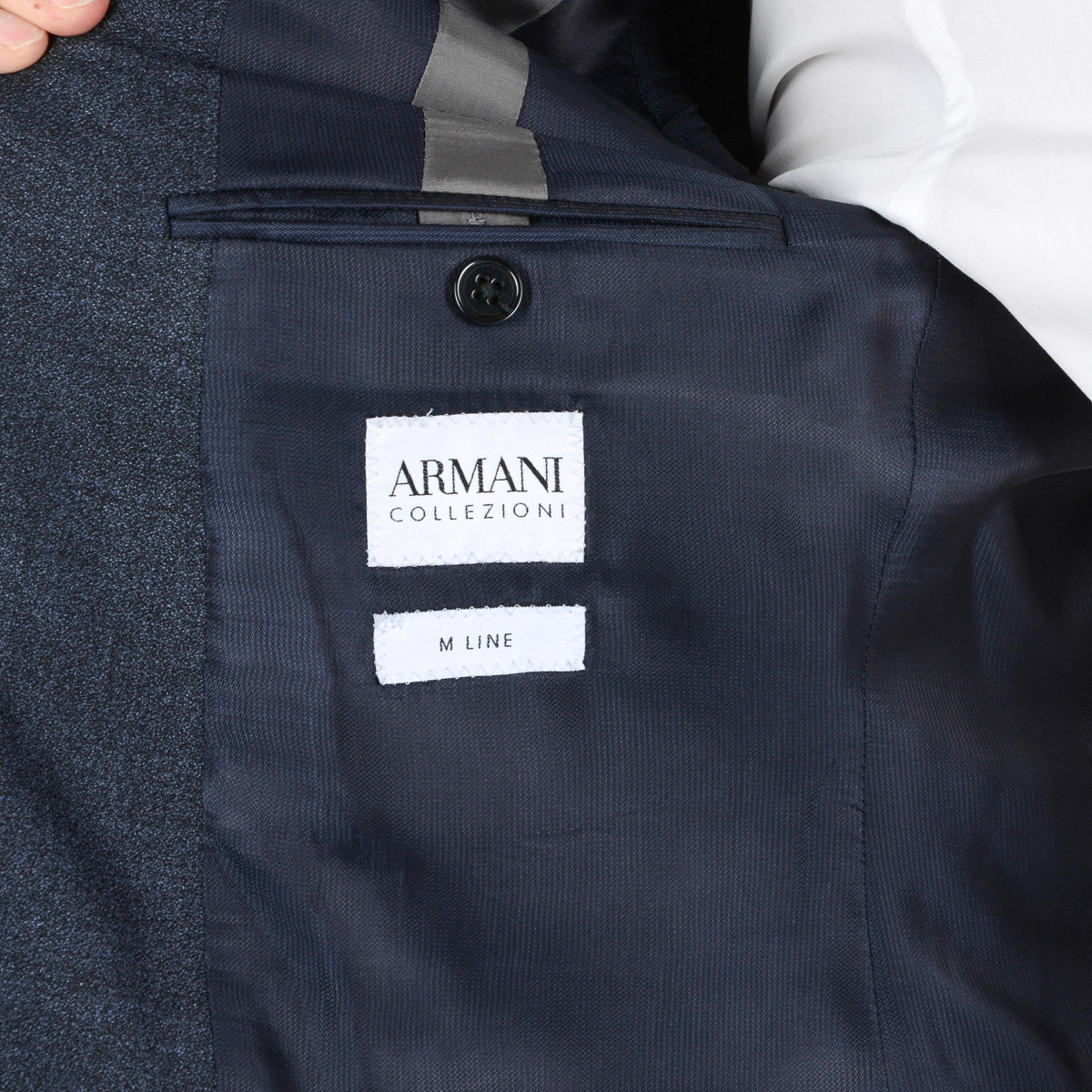 Armani Collezioni Mens Suit Dark Blue