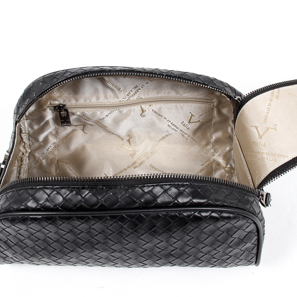 Bolso de hombre V 1969 Italia negro DERREN