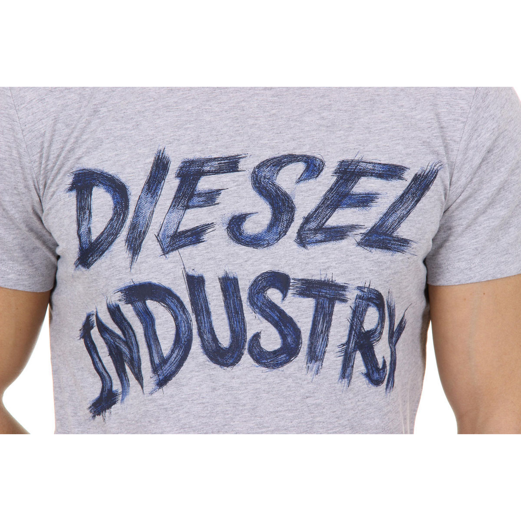 Diesel Mens T-Shirt Short Sleeves Round Neck 00SGFJ 0091B 912 T-AETHALAS