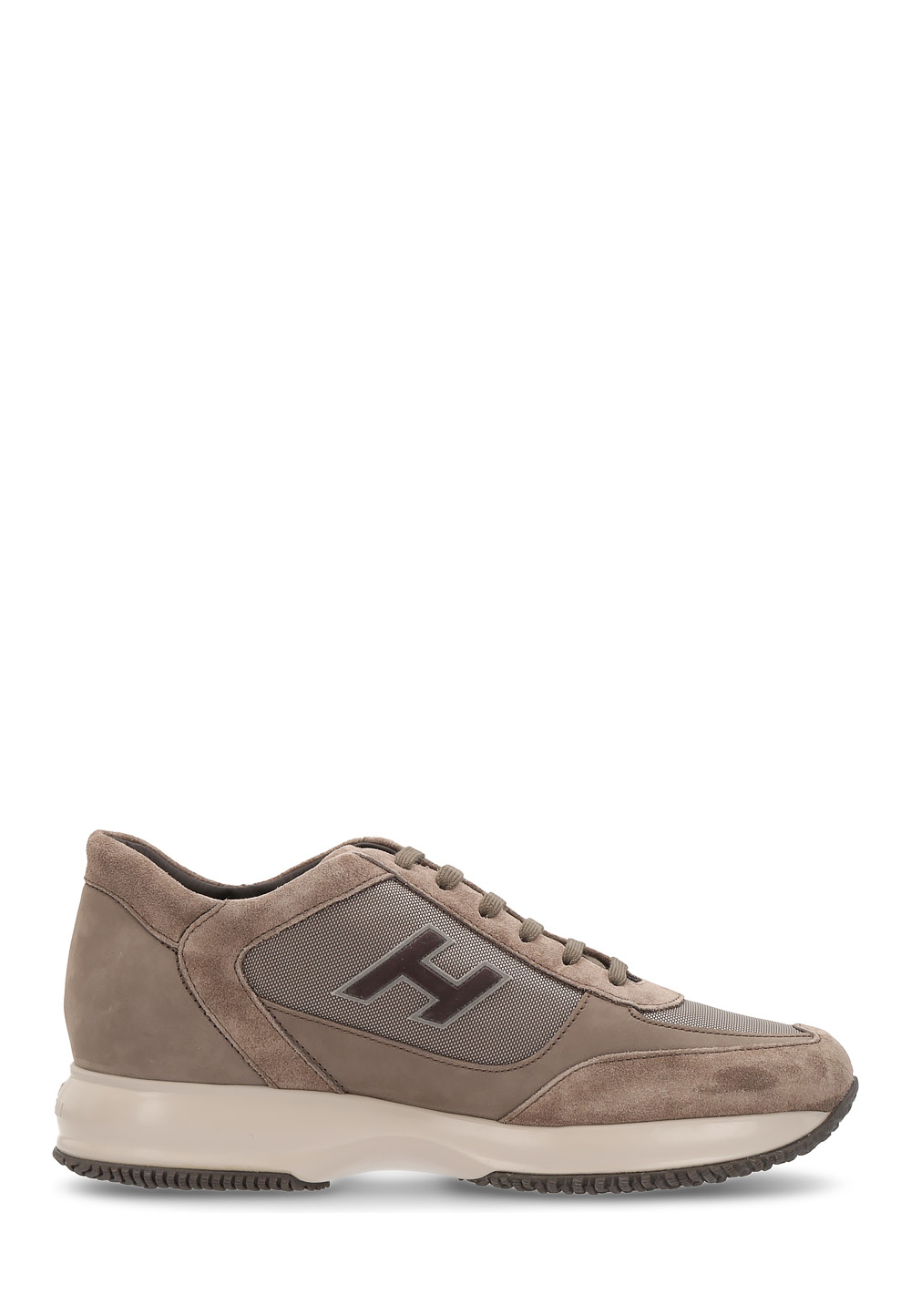 Hogan Mens Sneaker Beige Interactive HXM00N0Q10111T9468X