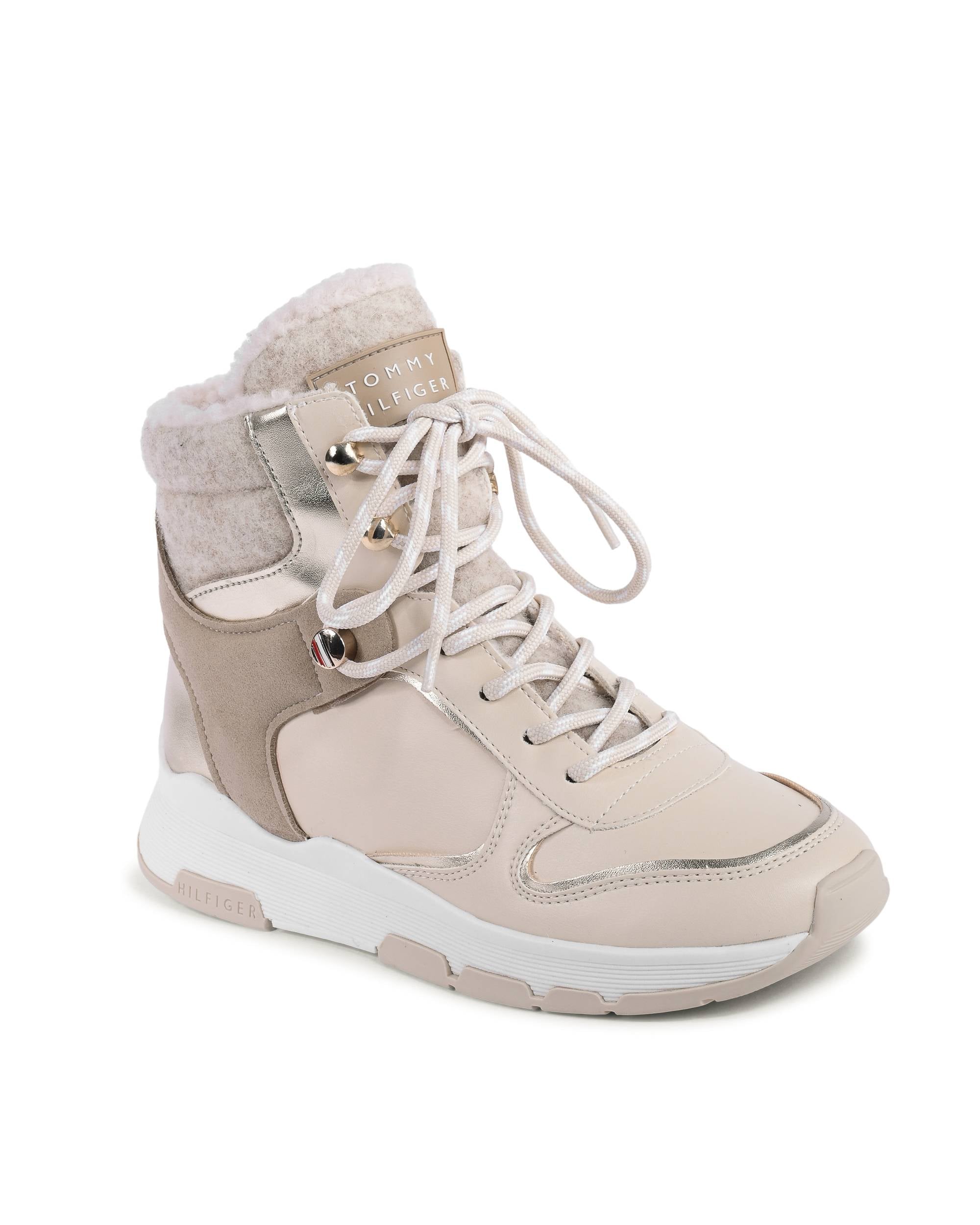 Botas Tommy Hilfiger para mujer beige FW0FW06074AA8