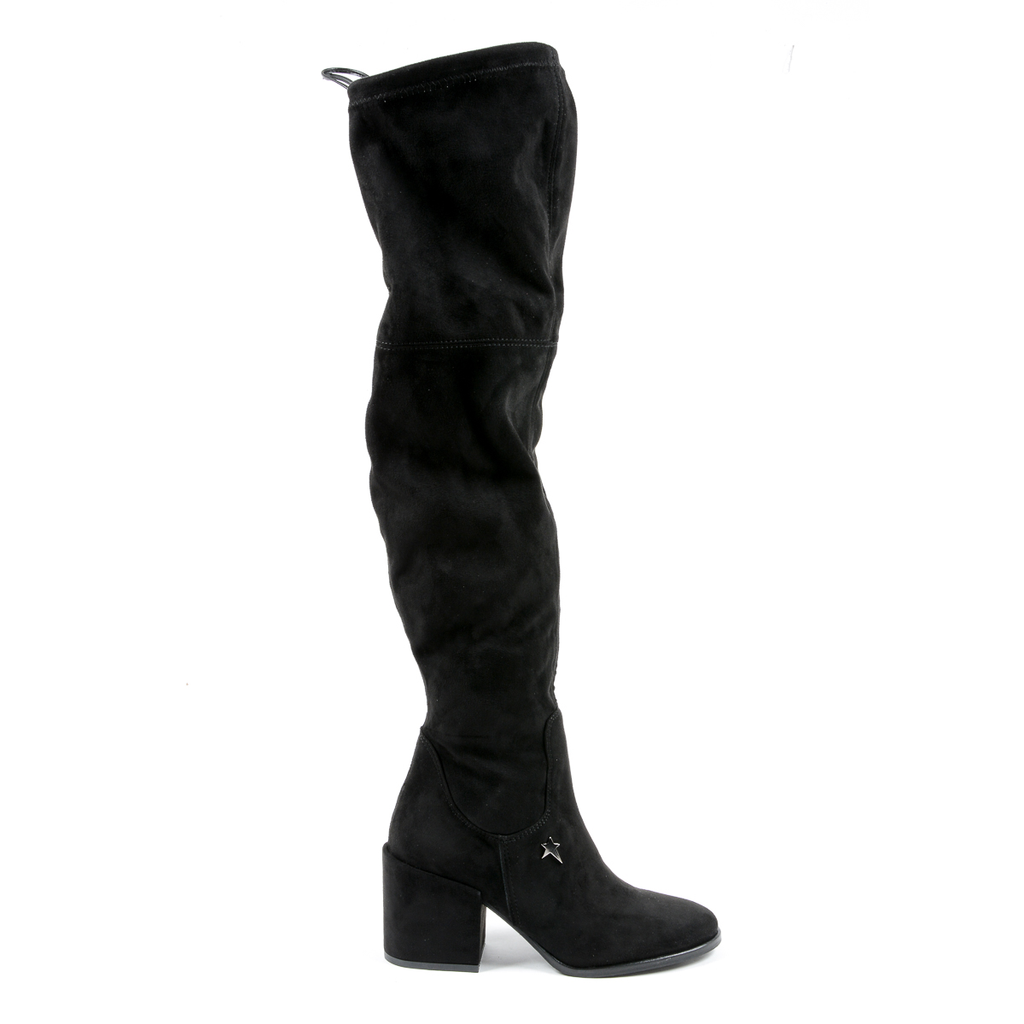 Andrew Charles Womens High Boot Black ALANNAH