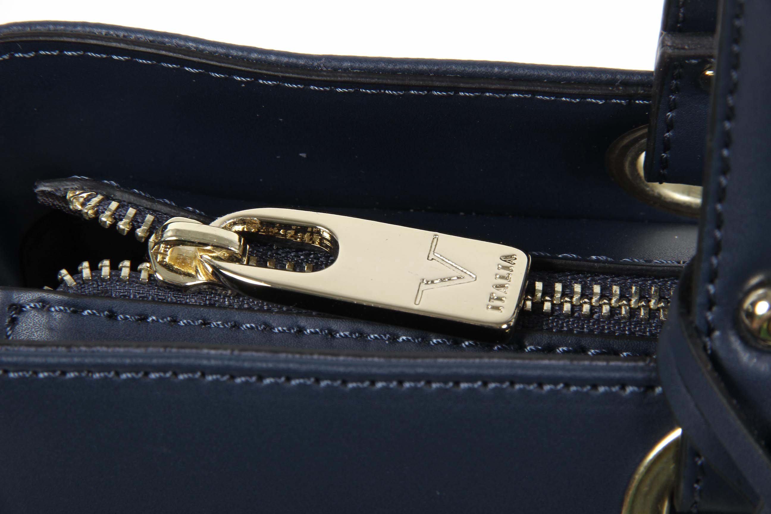 Bolso de mano para mujer V 1969 Italia V009 RUGA BLU