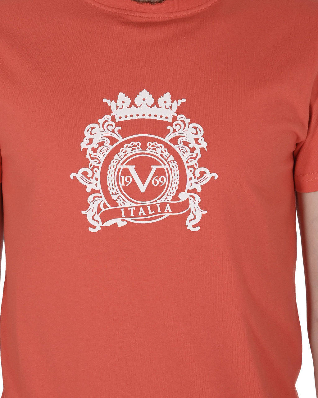 19V69 Italia Mens T-Shirt VSC1MTS02 GRENADINE