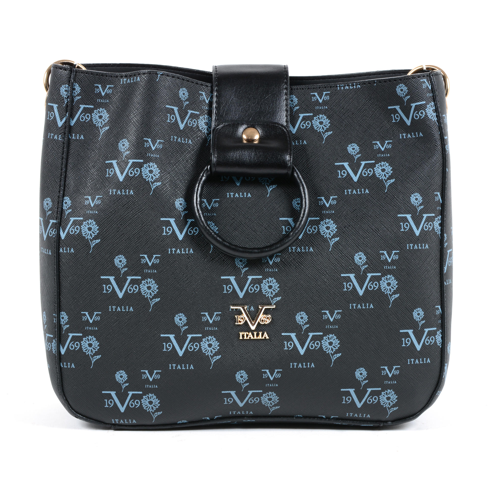 V 1969 Italia Womens Handbag Black TRIPOLI