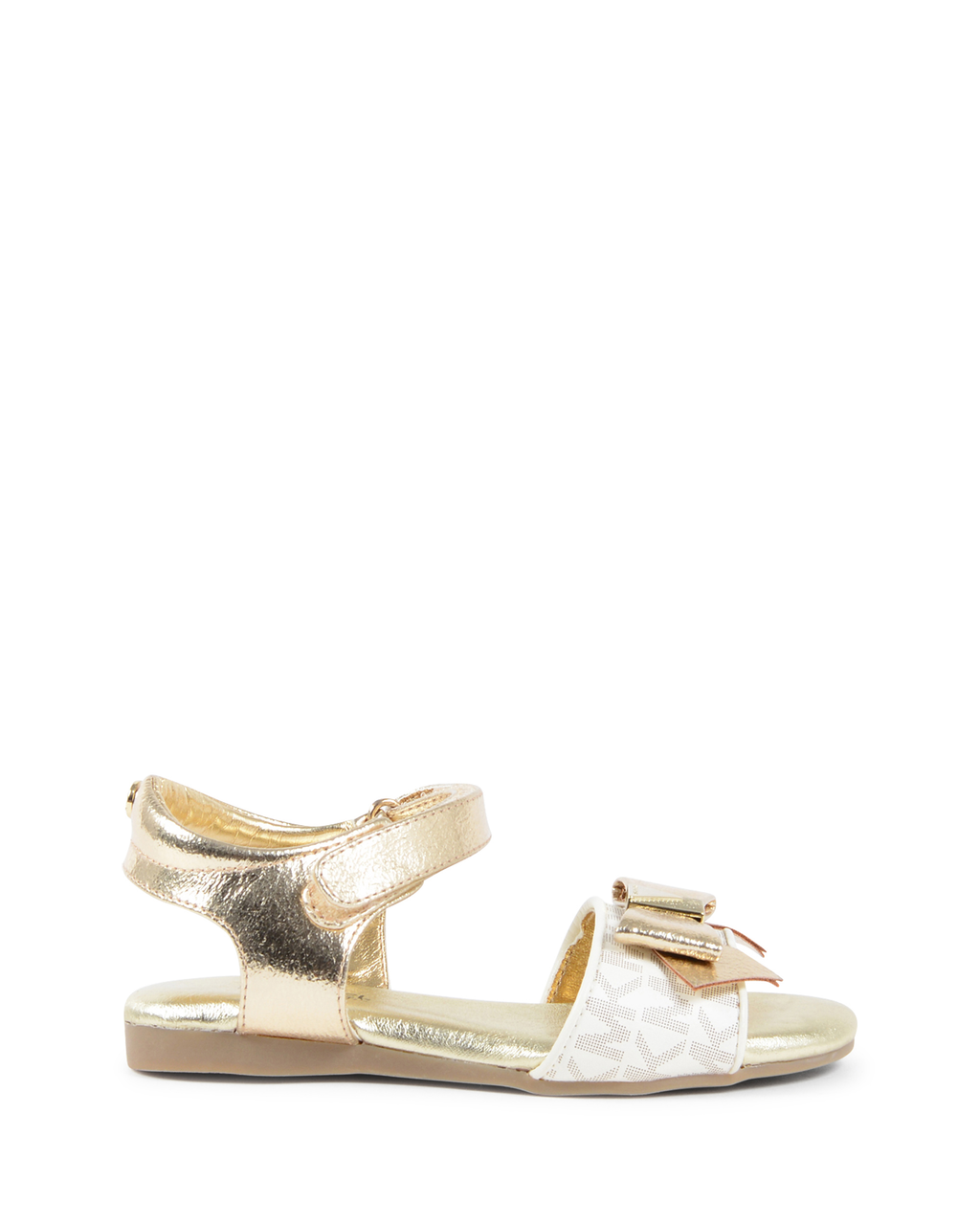 Sandalias planas para niña Michael Kors doradas ZIA DEMI DIN GOLD