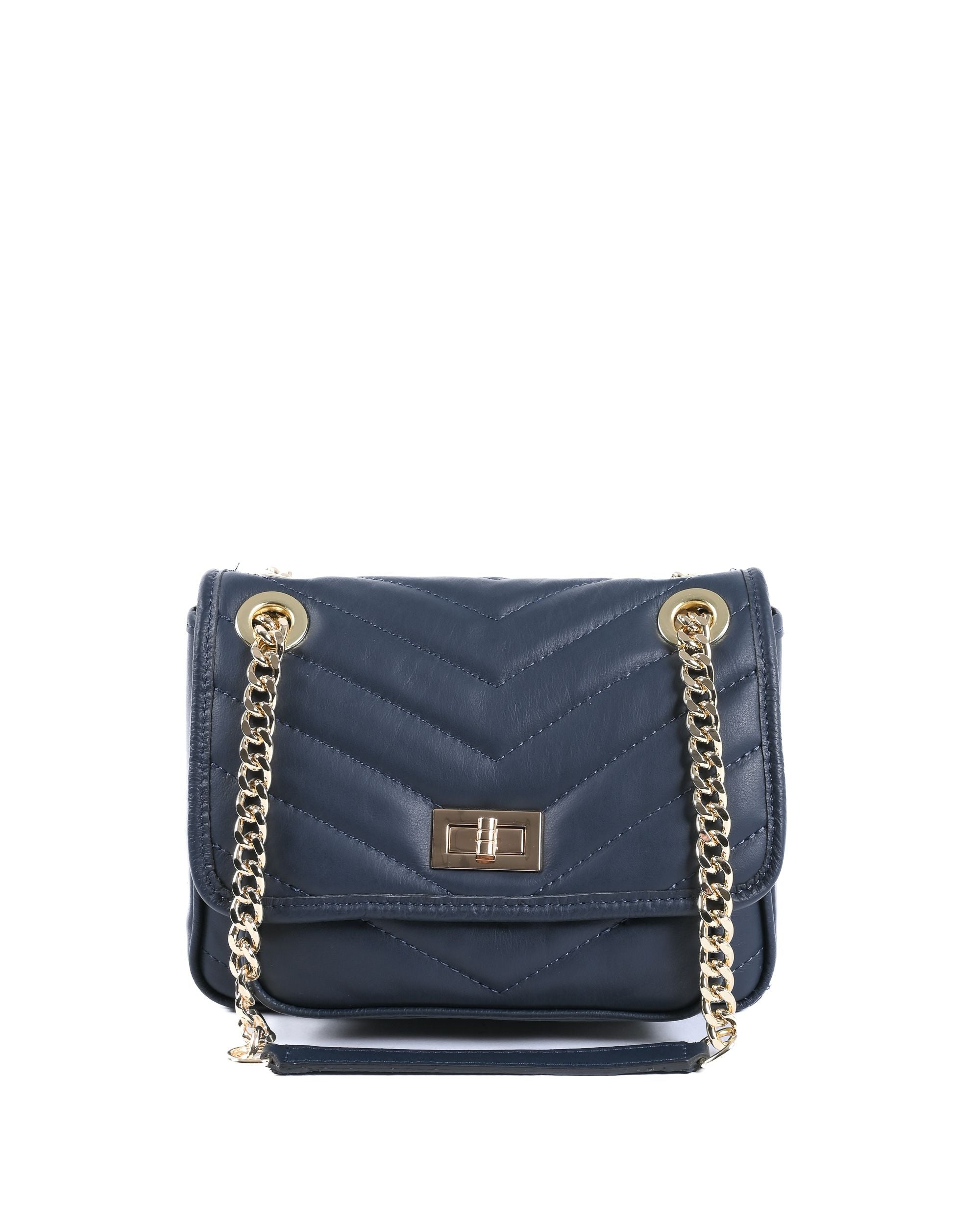 Bolso de mano para mujer V Italia 10507 AZUL SALVAJE MARINO