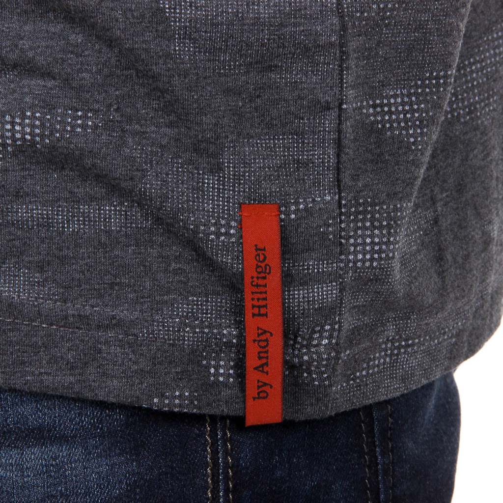 Andrew Charles Mens Polo Short Sleeves Dark Grey JULIAN