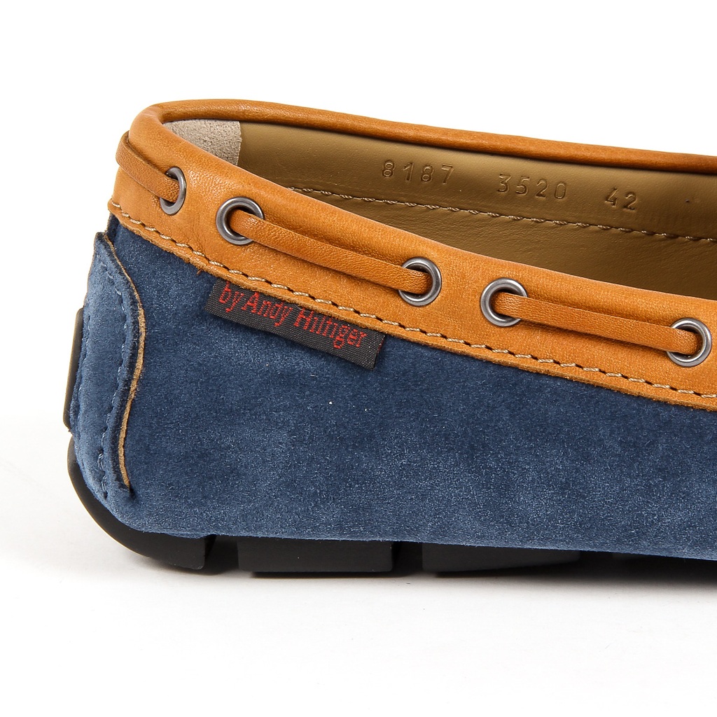 Mocasín Andrew Charles para hombre azul ROBERT