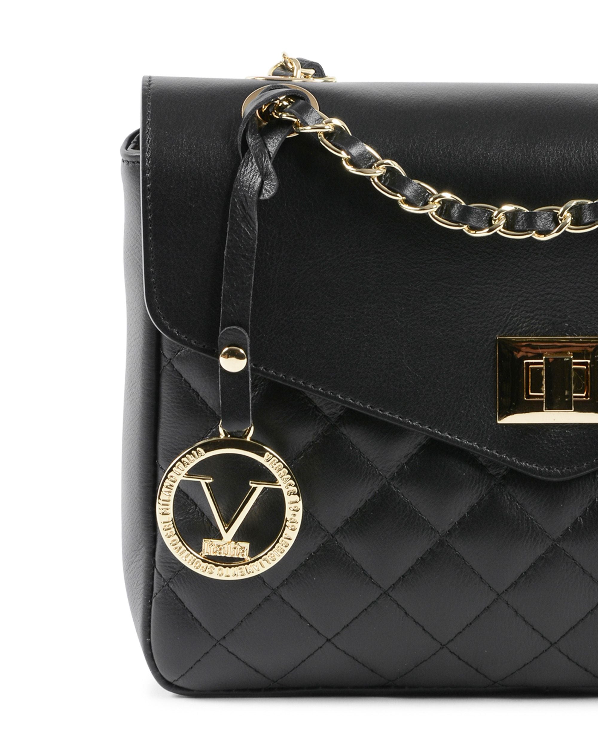 Bolso de mano para mujer V Italia negro V024-G SAUVAGE NERO