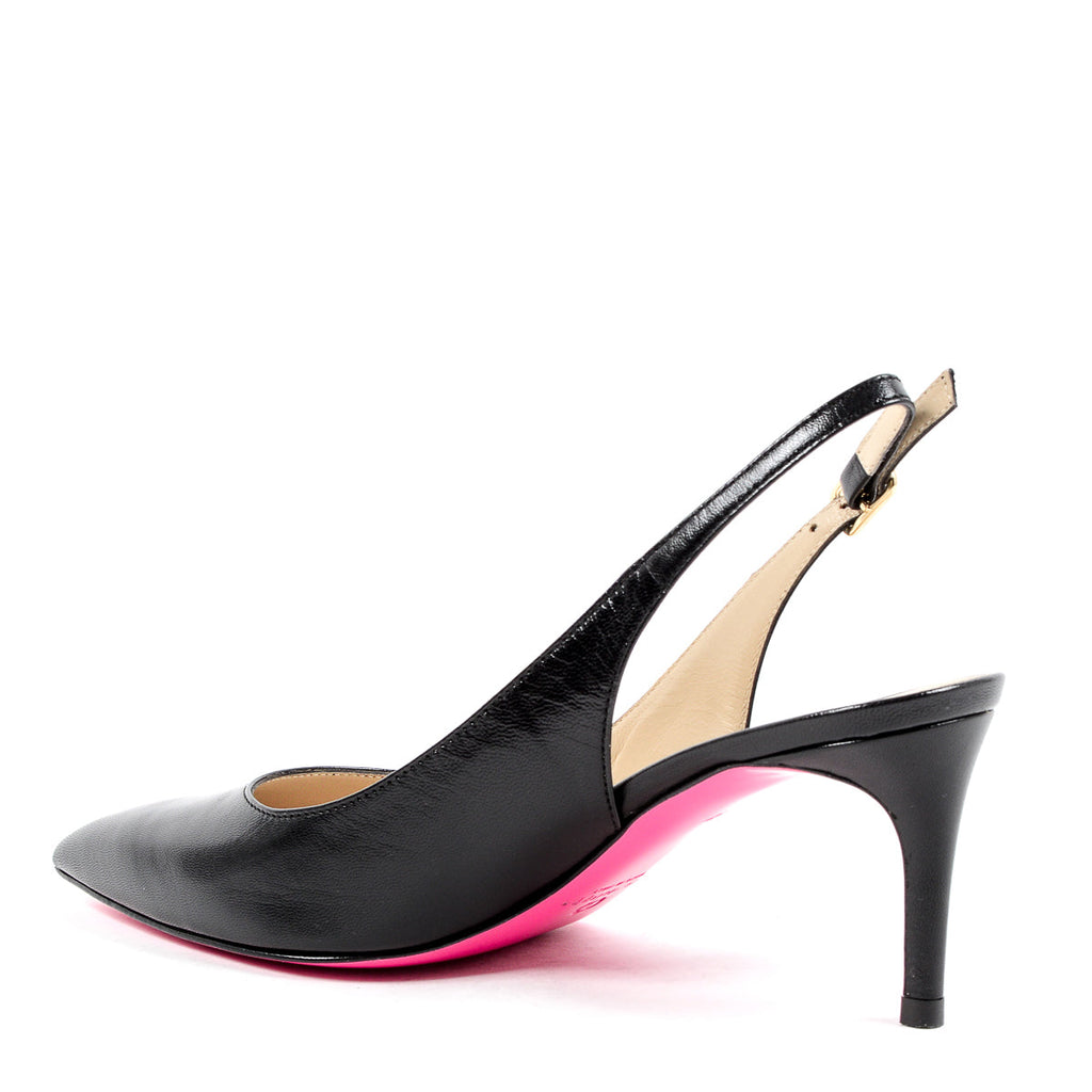 Ciao Bella - Zapatos de salón negros con tira trasera