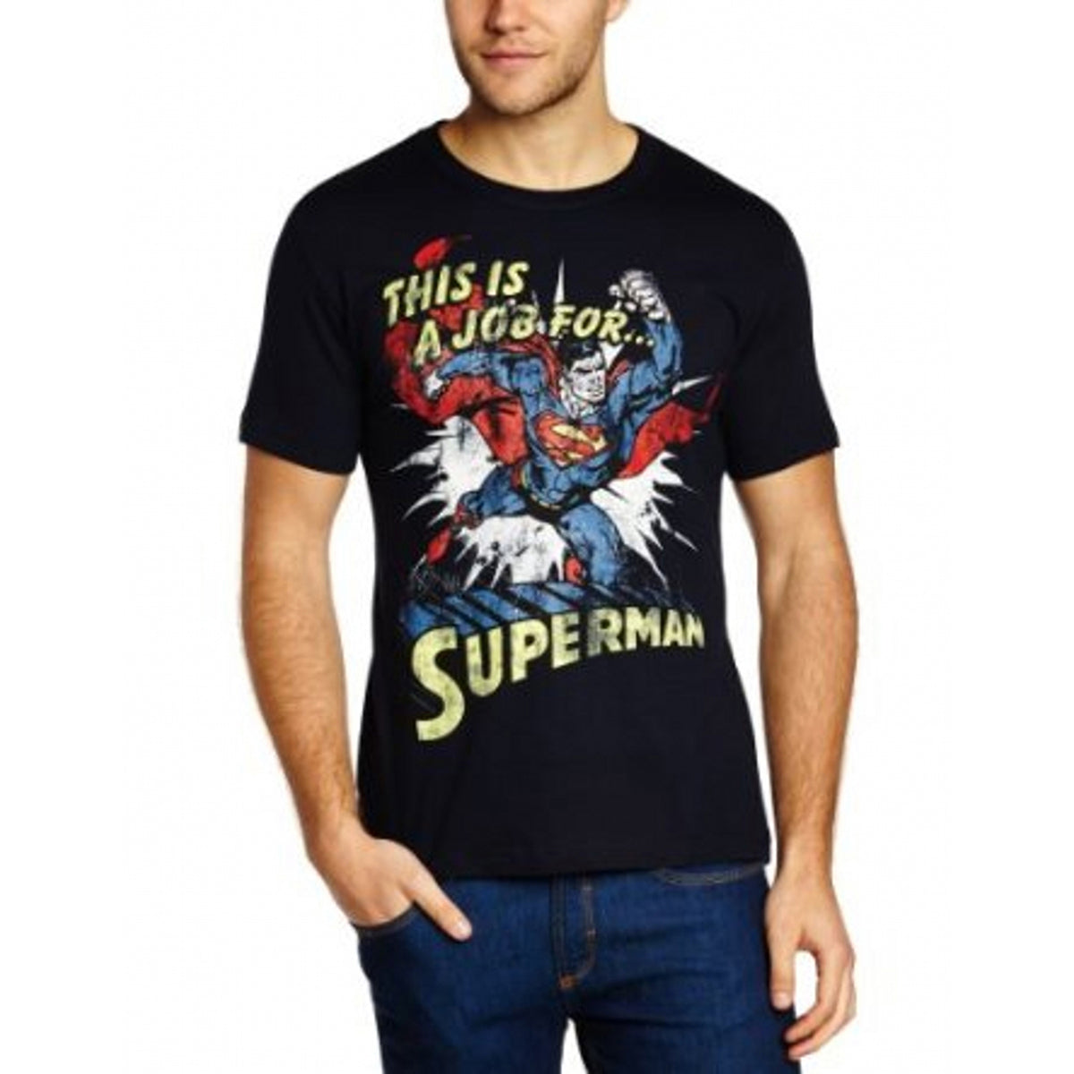 Camiseta de hombre de Marvel Comics Este es un trabajo para Superman