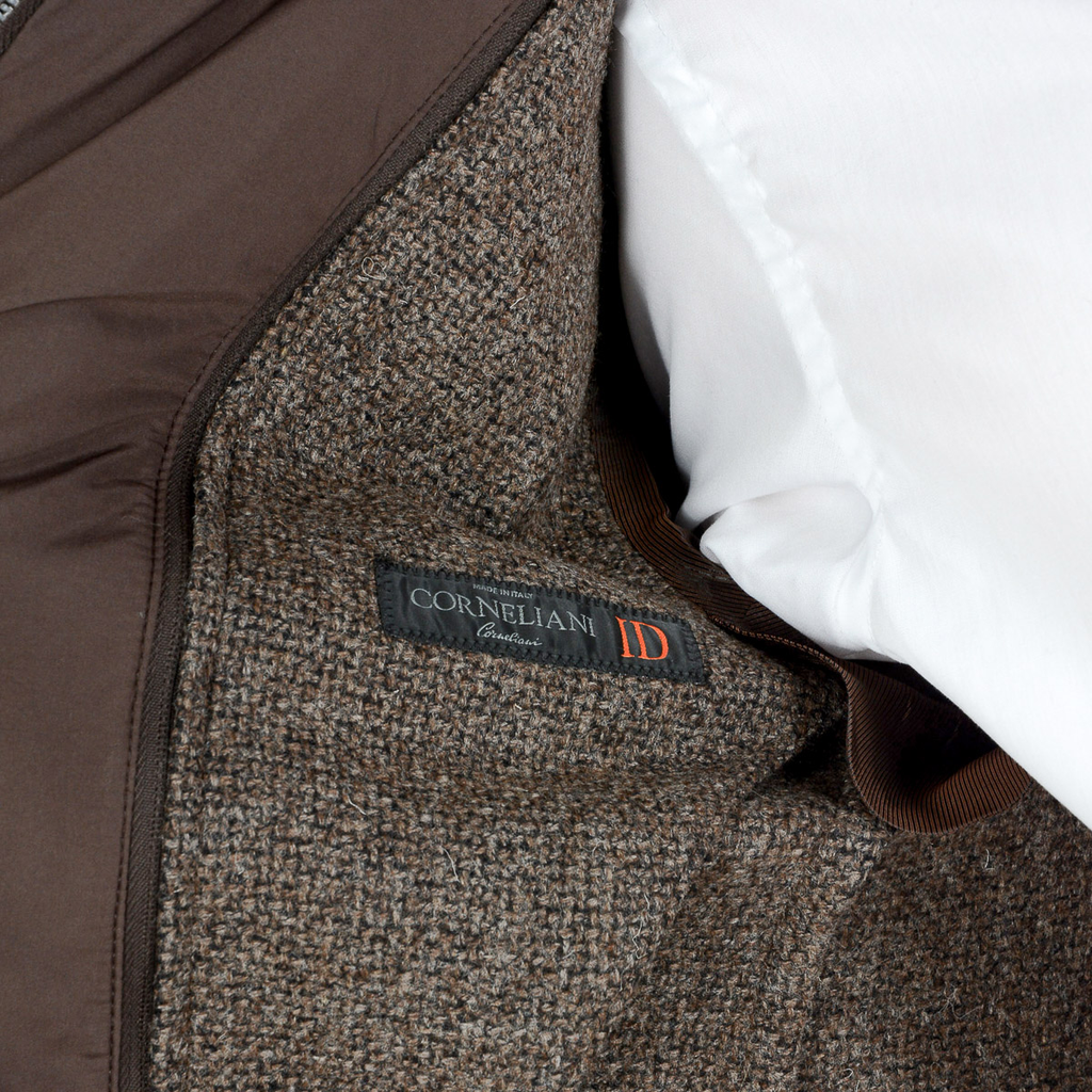 Corneliani Mens Jacket Long Sleeves Grey