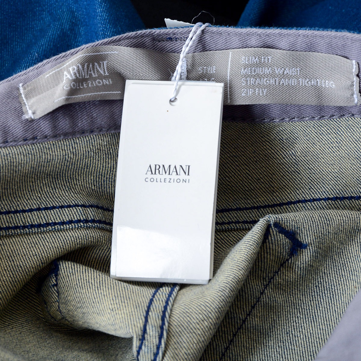 Armani Collezioni Mens Jeans Blue