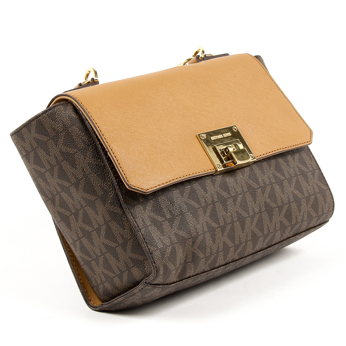 Michael Kors Womens Handbag TINA 35T7GT4S6B BRN ACORN