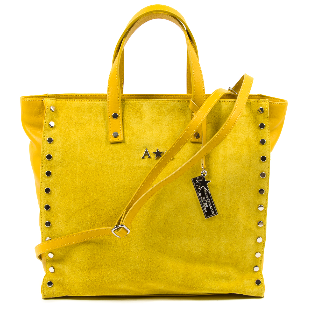Bolso de mano para mujer Andrew Charles amarillo JENNER
