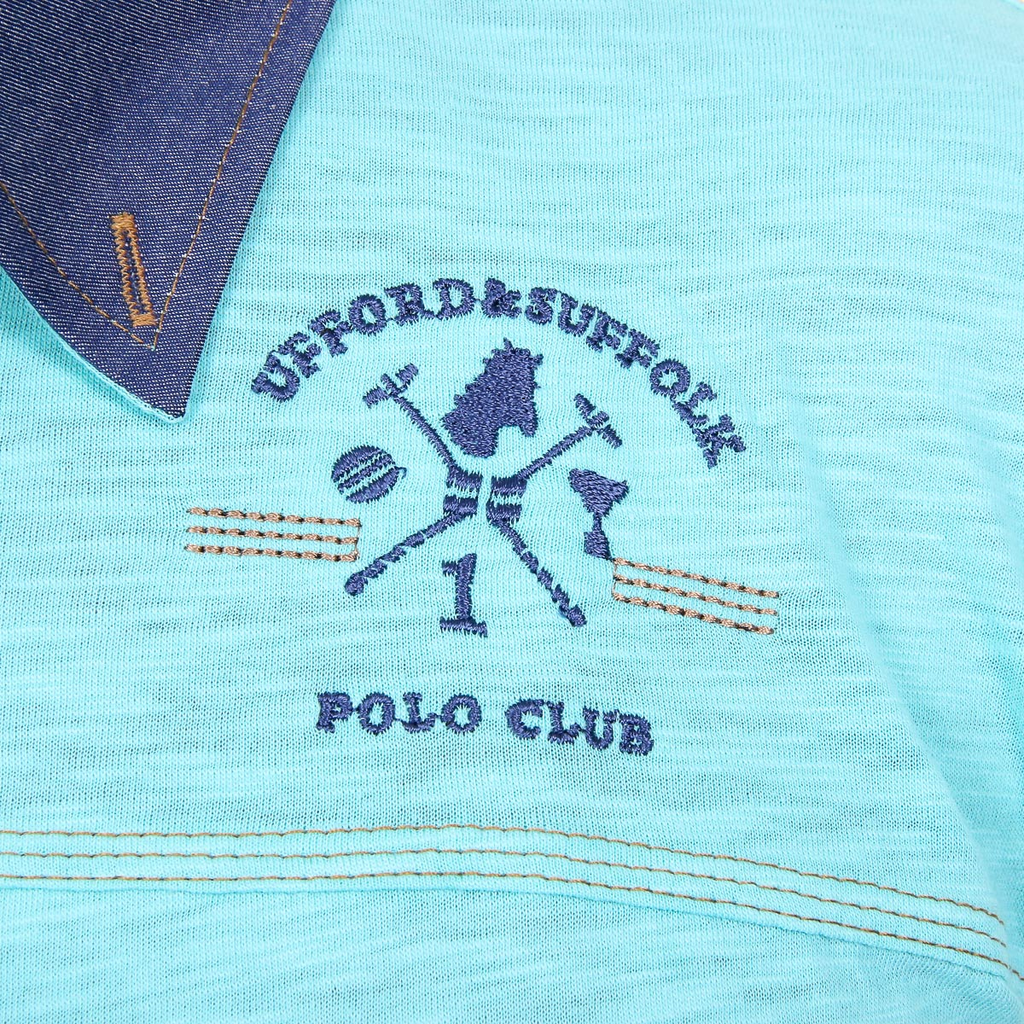 Polo Ufford & Suffolk Polo Club para hombre, manga corta, US007B MINT
