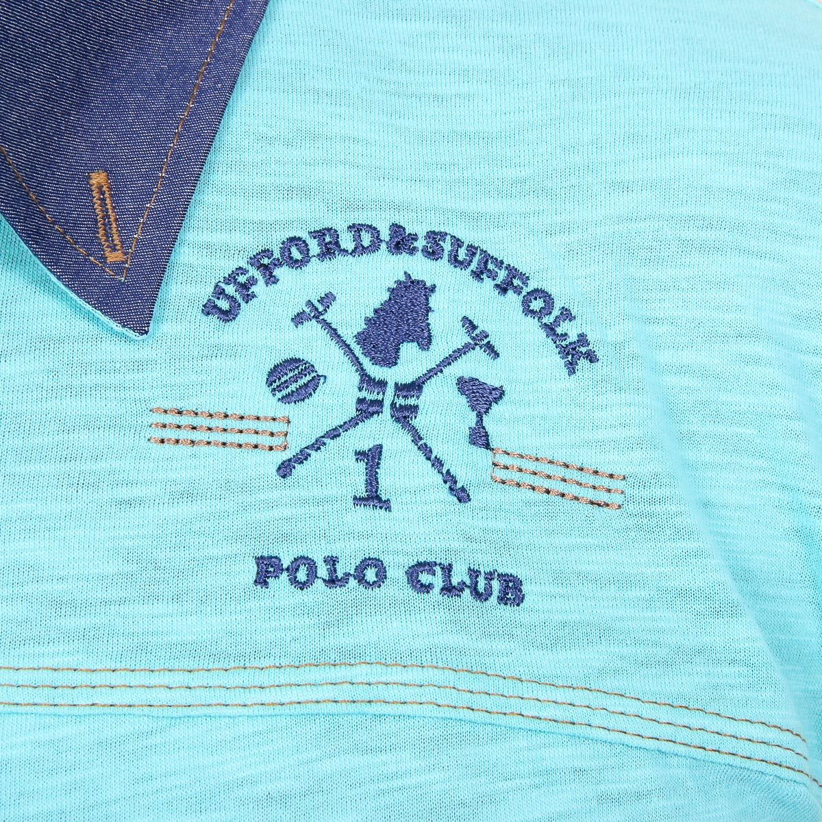 Polo Ufford & Suffolk Polo Club para hombre, manga corta, US007B MINT