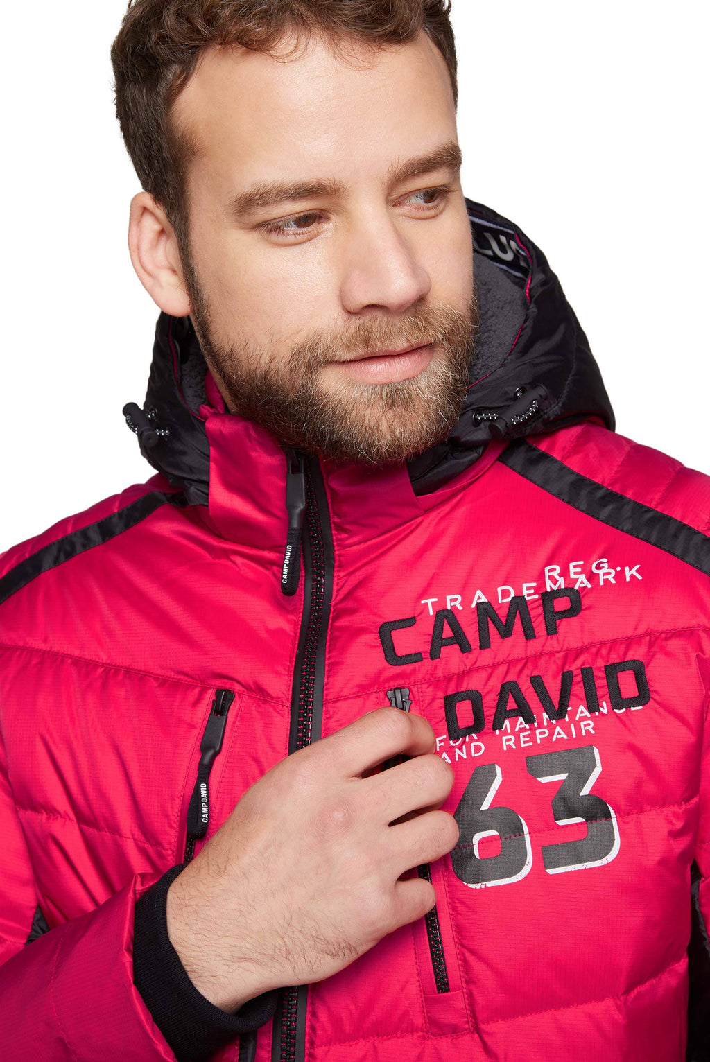 Chaqueta con capucha para hombre Camp David