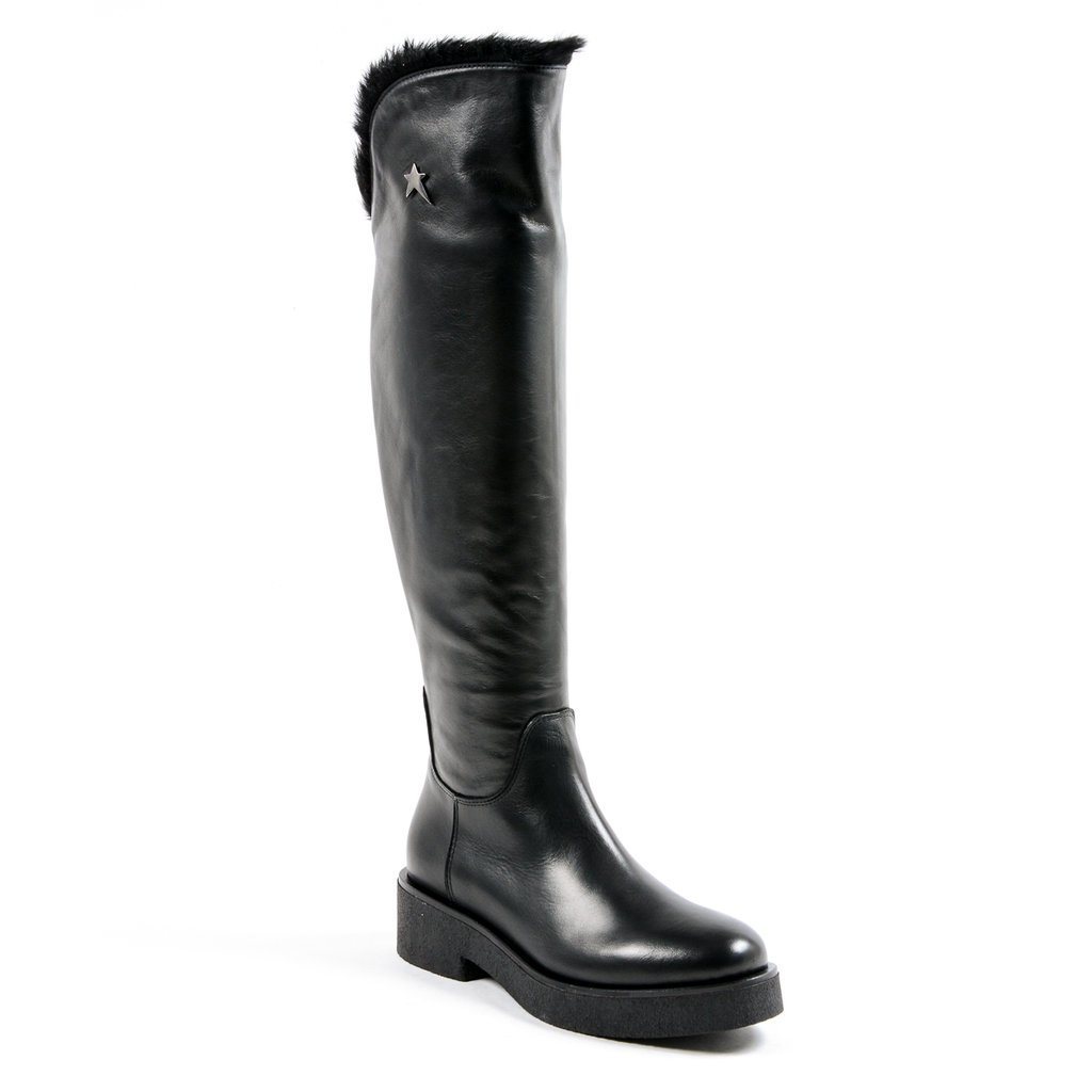 Andrew Charles Womens High Boot Black SUZI