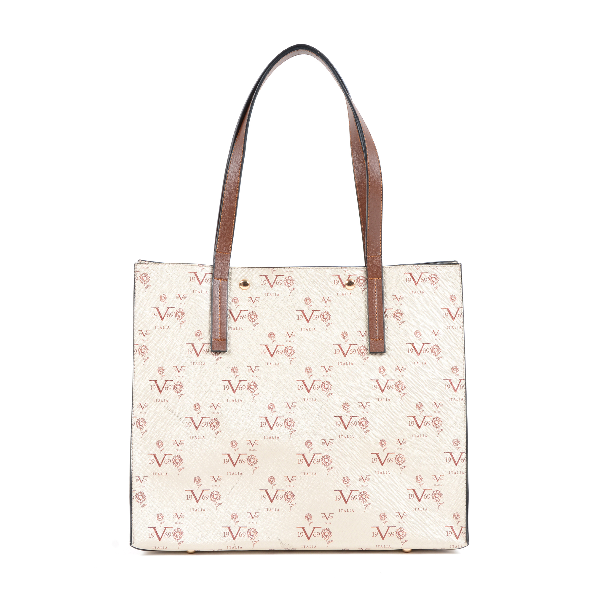 V 1969 Italia Womens Handbag Beige LUBIANA