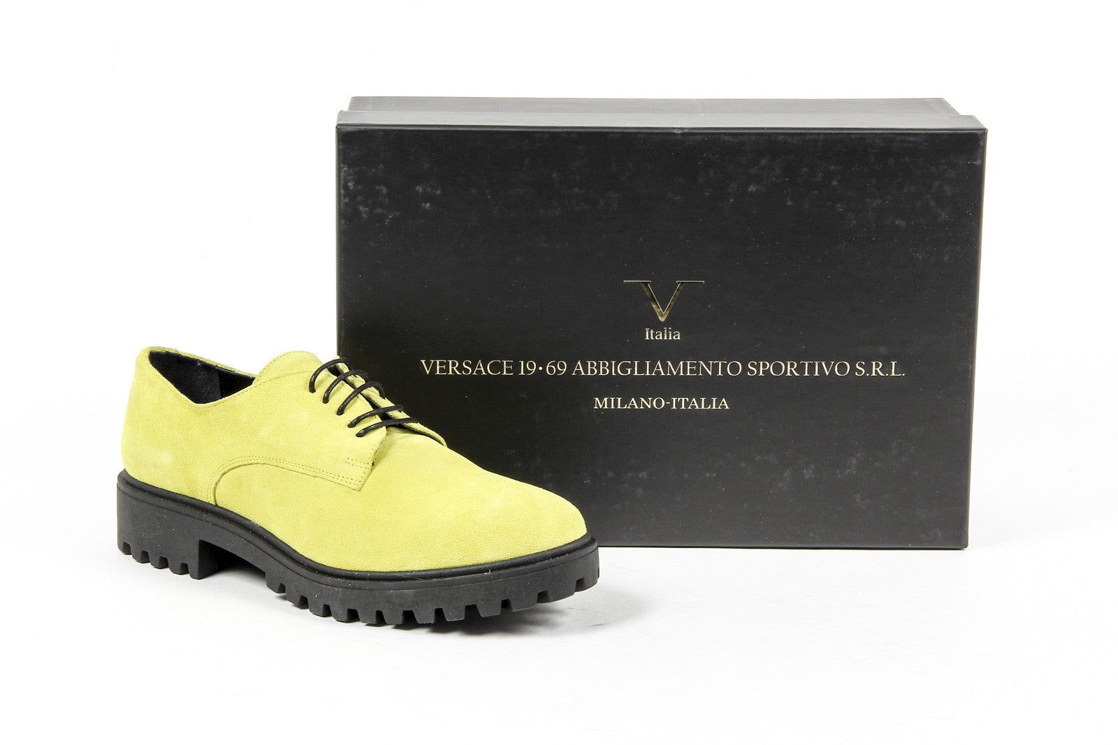 V 1969 Italia Zapato con cordones para mujer C01 CAMOSCIO GIALLO