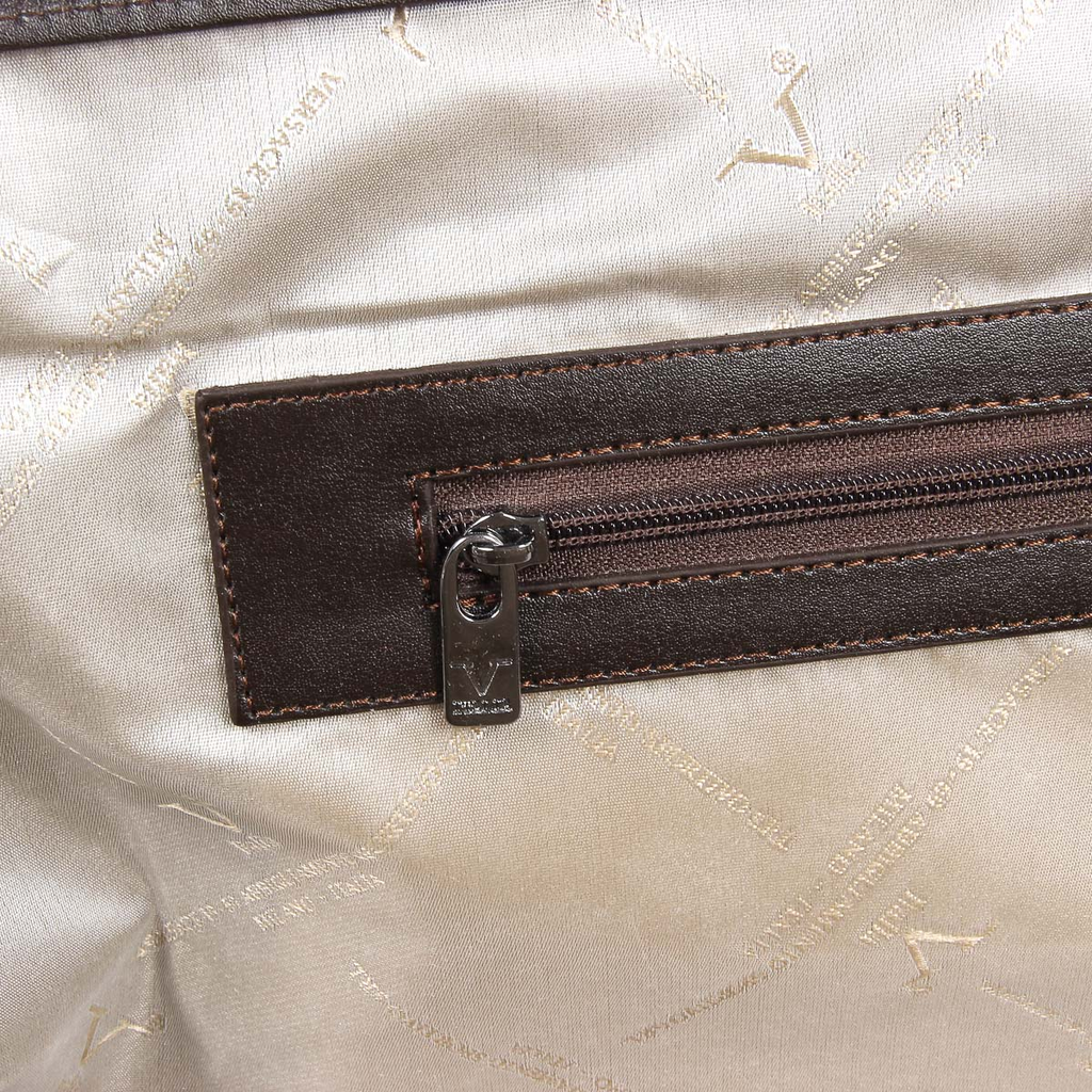 Bolso de mano para hombre V 1969 Italia marrón VANCE