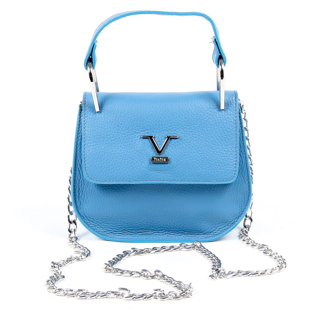 V 1969 Italia Womens Handbag Light Blue DUBLINO
