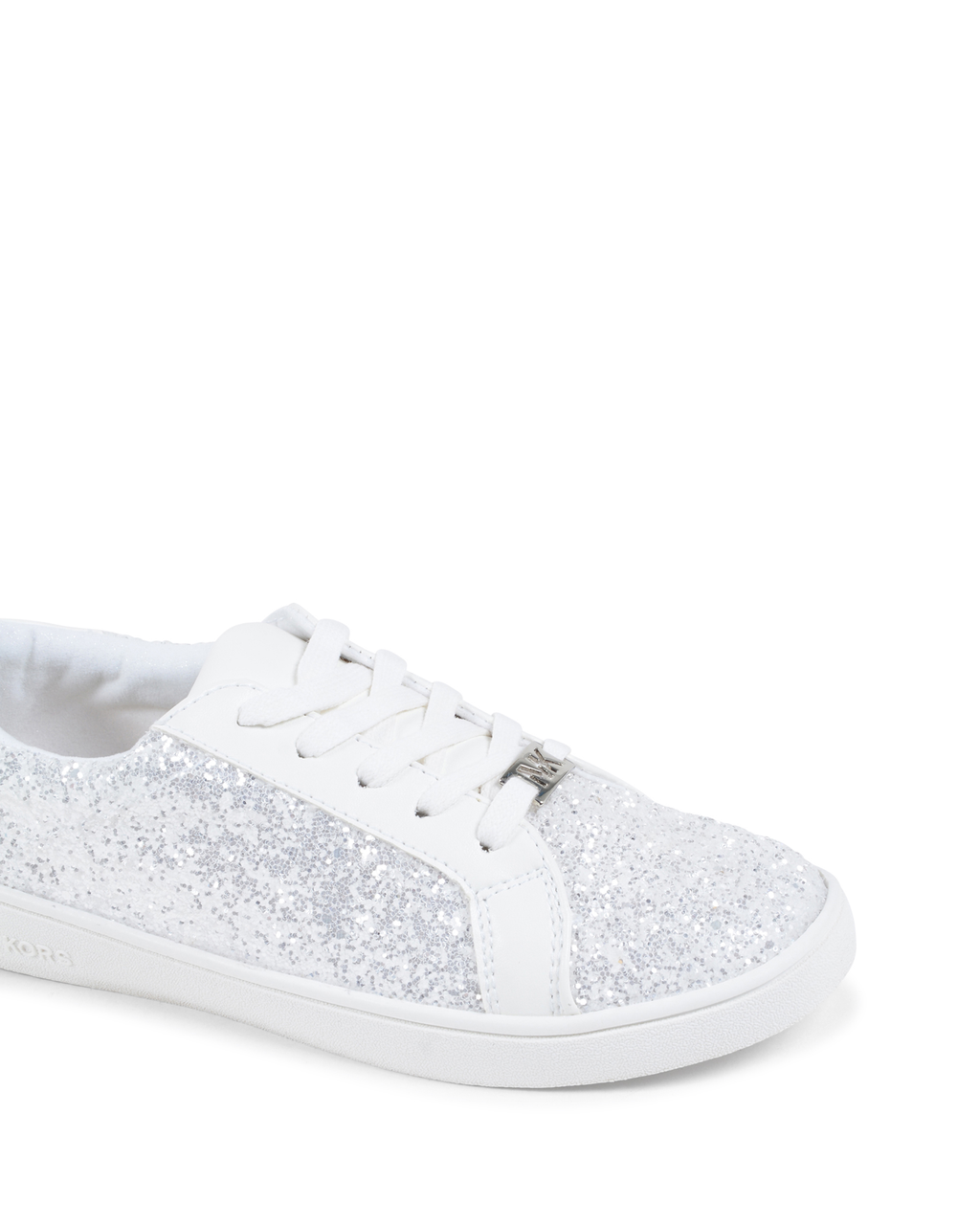 Zapatillas Michael Kors para niña blancas ZIA IVY ACE BLANCO BRILLO