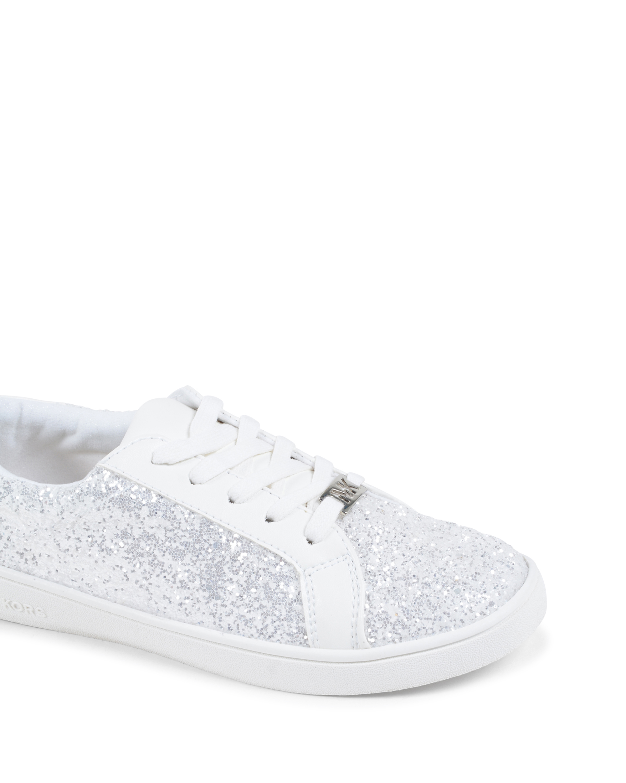 Zapatillas Michael Kors para niña blancas ZIA IVY ACE BLANCO BRILLO