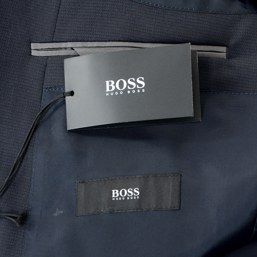Traje Hugo Boss para hombre azul oscuro, ¡UN GRAN GENIO!