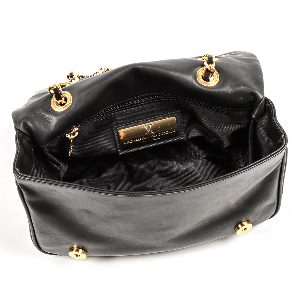 V 1969 Italia Womens Handbag Black MUMBAI