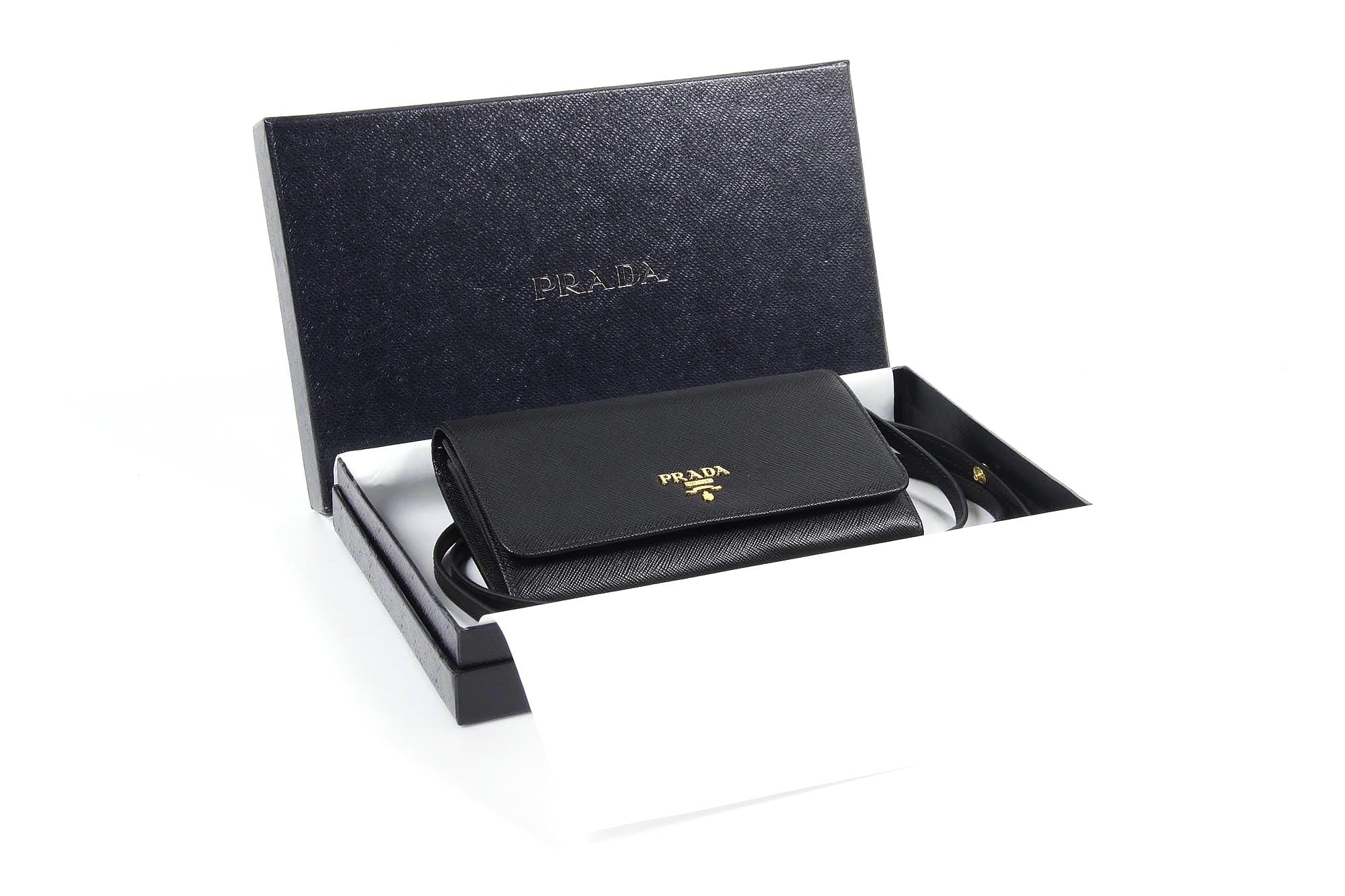 Bolso de mano Prada 1MT437 Nero Saffiano Metal