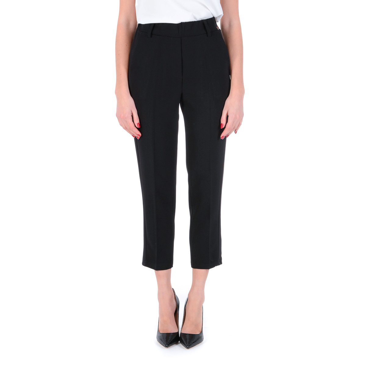 Pantalones de mujer V 1969 Italia Negro CLELIA