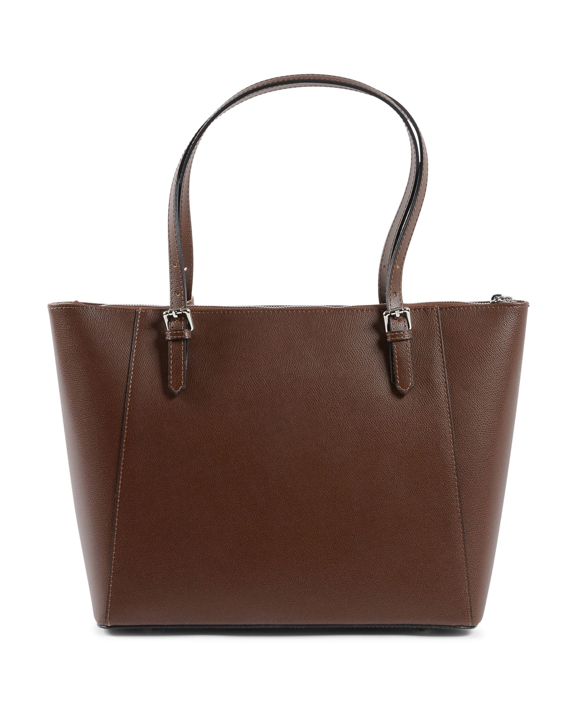 V Italia Womens Handbag Dark Brown V09 PALMELLATO CIOCCOLATO