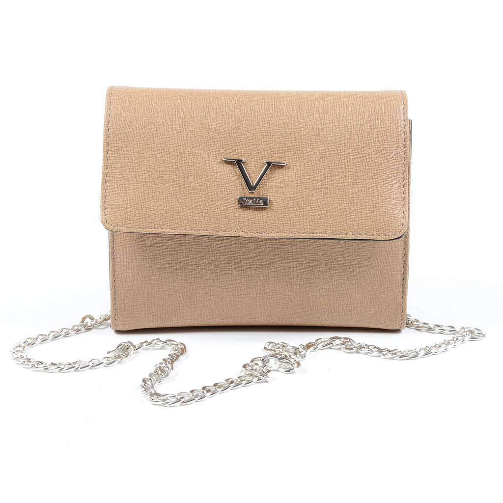 Bolso de mano para mujer V 1969 Italia color camello PANAMA