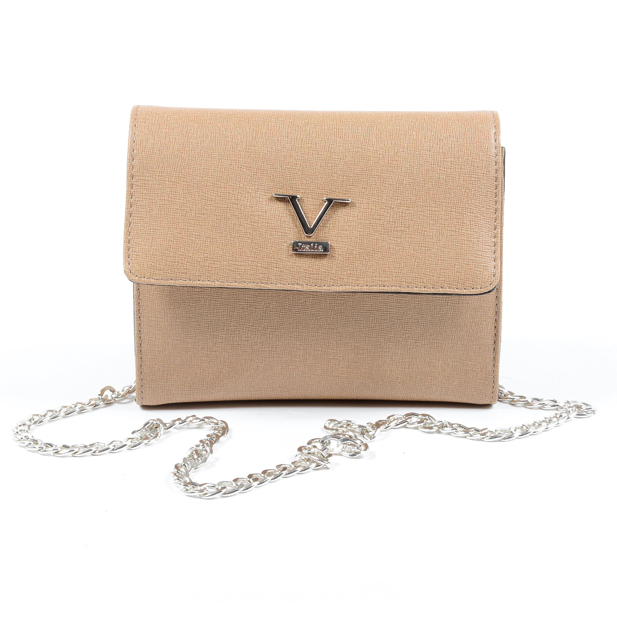 Bolso de mano para mujer V 1969 Italia color camello PANAMA