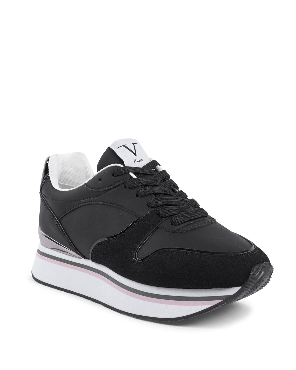 Zapatillas V Italia para mujer negras SNK 003 W BLACK
