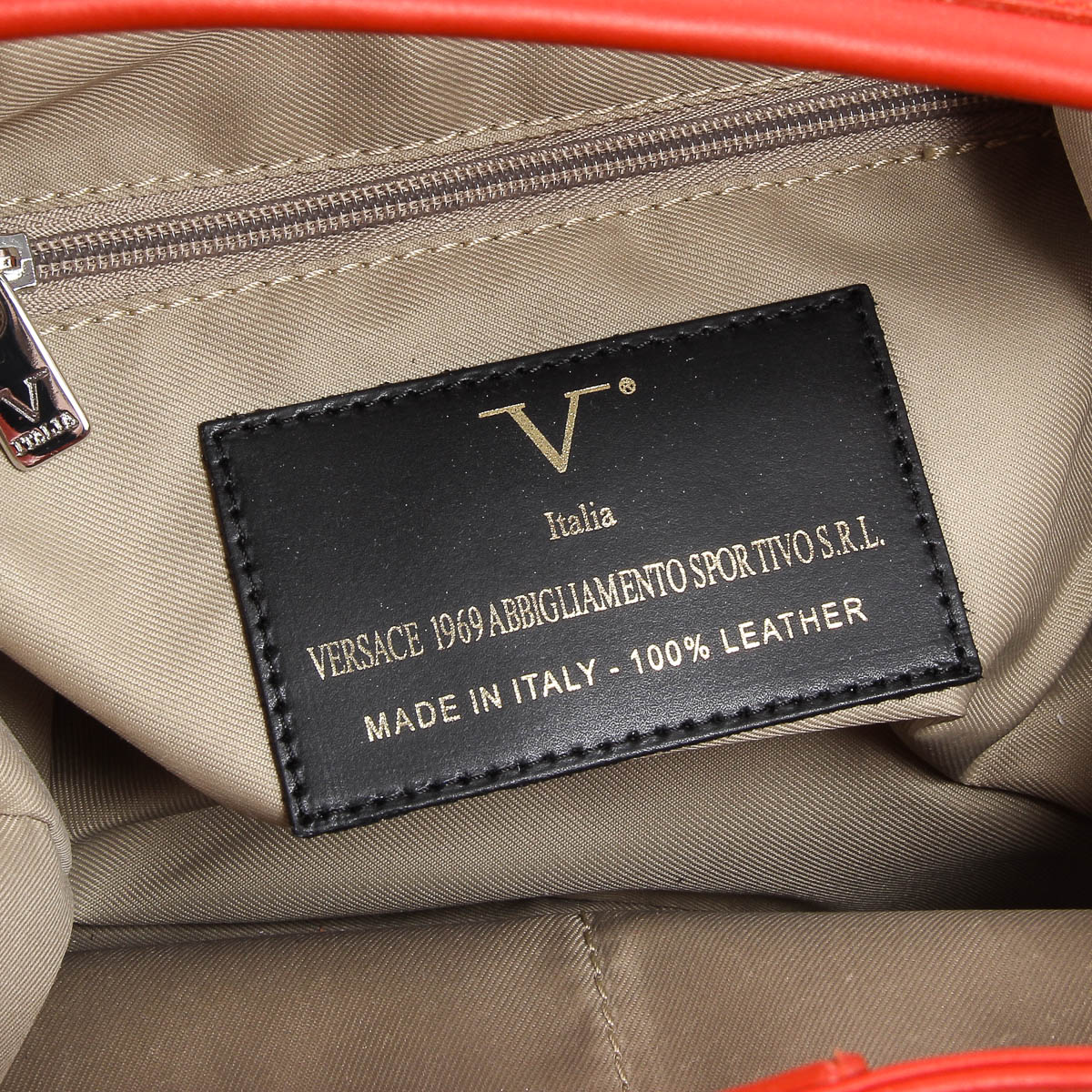 Bolso de mano para mujer V 1969 Italia V005-S SOFT ROSSO
