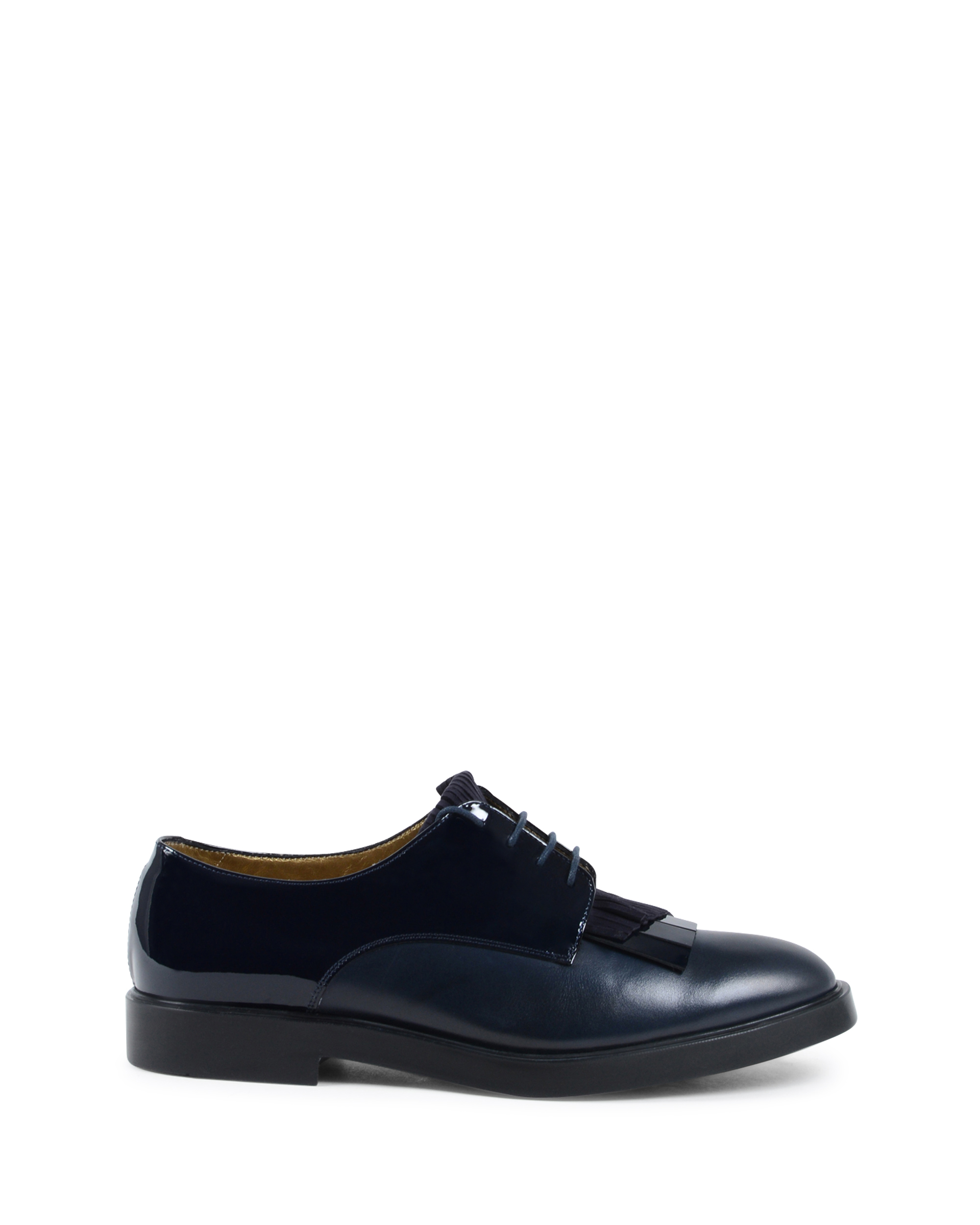 Fratelli Rossetti Womens Lace Up Shoe Multicolor 66094 GLOSS NERO