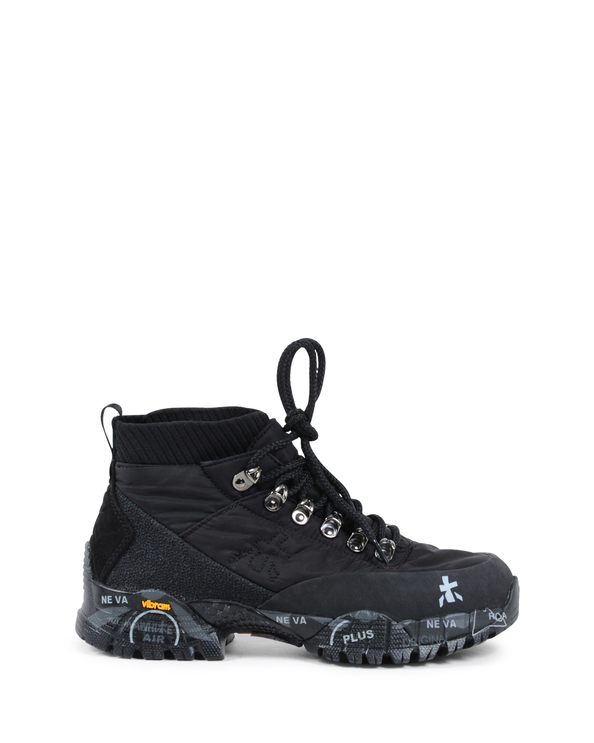 Premiata Womens Trekking Sneaker Black LOUTRECK 113