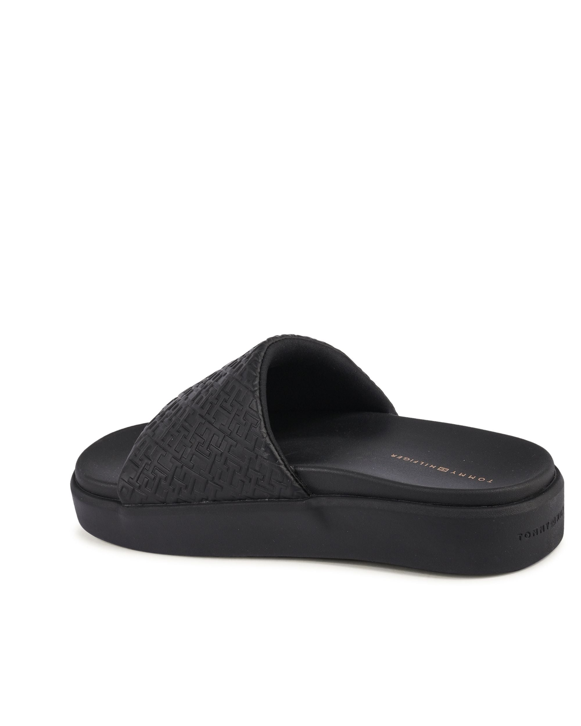 Sandalias Tommy Hilfiger para mujer negras FW0FW07855BDS