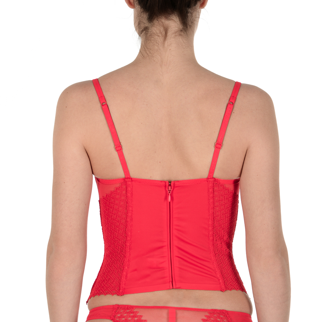 La Perla Womens Bustier Coral