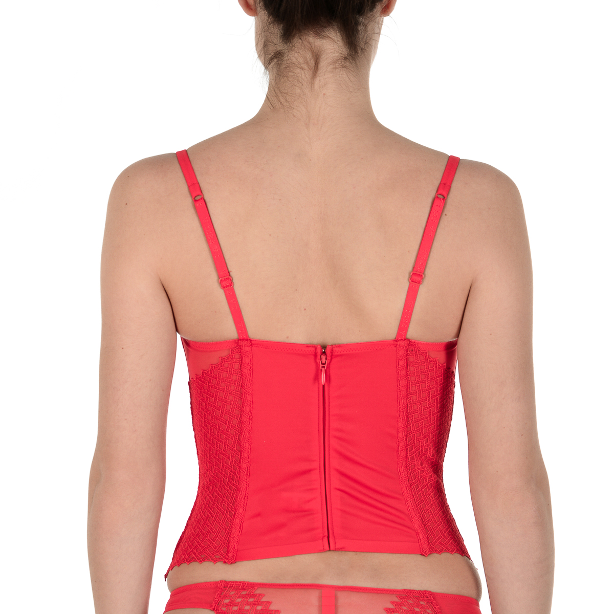 La Perla Womens Bustier Coral