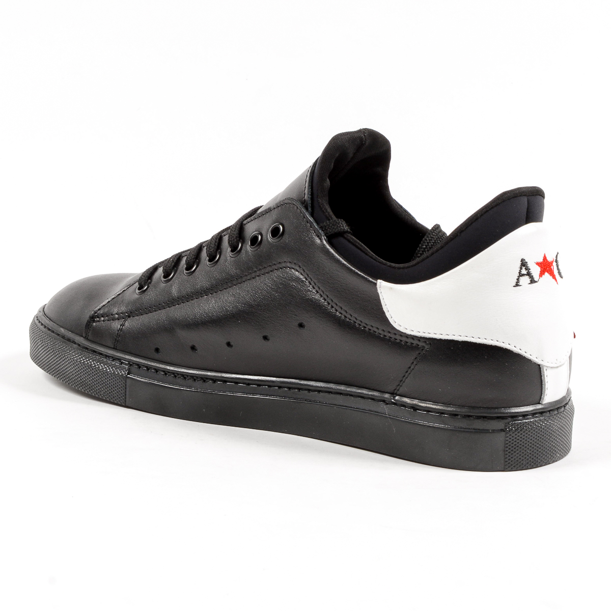 Andrew Charles Mens Sneaker Black KANIE